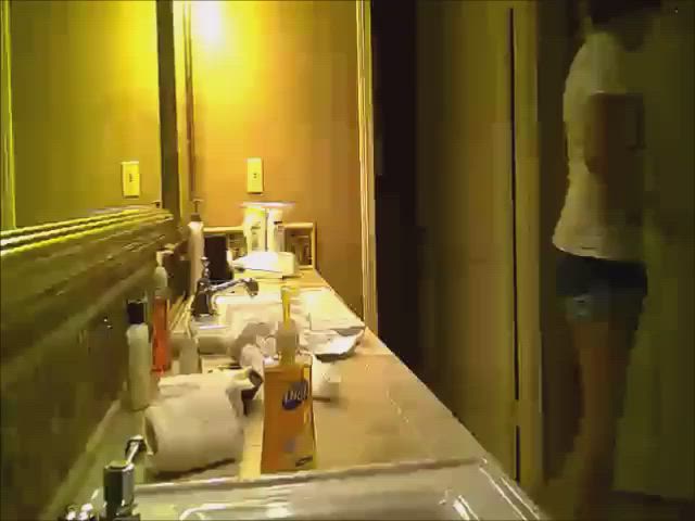 Family Hidden Cam Shower gif