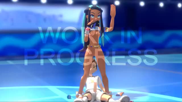 3D, Animated, Nessa_(Pokemon), Pokemon, Pokemon_Sword_and_Shield