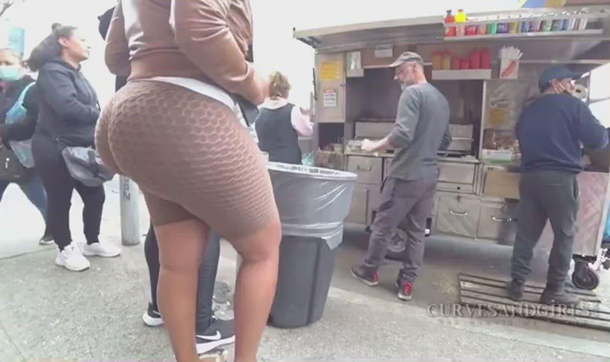 BBW Booty Candid gif