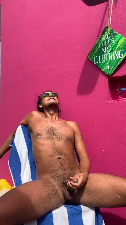 male male masturbation masturbating mexican nude nudes pool swimming pool tanned