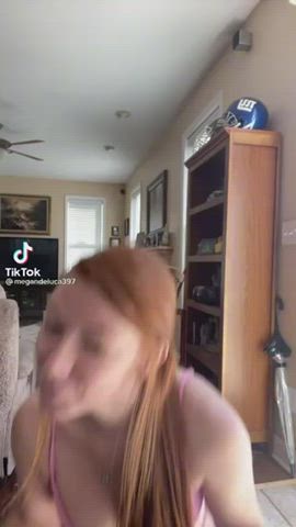 Redhead Pawg Pale Bikini TikTok gif