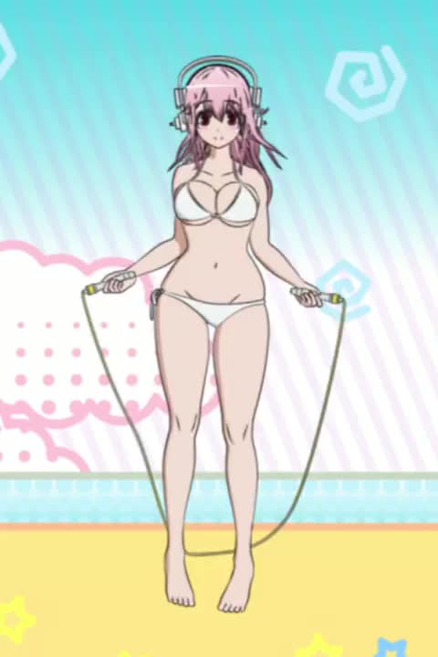 On a beach [Super Sonico] loop2