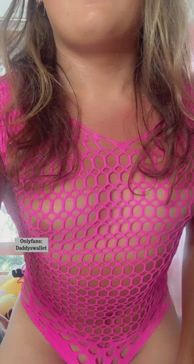 Pink fishnet