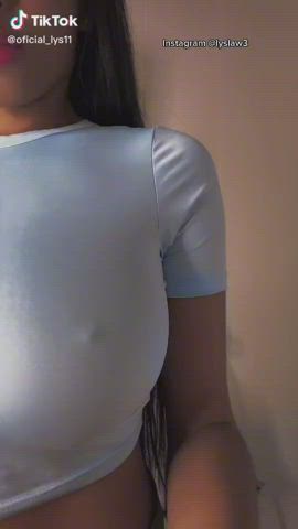 big tits boobs tiktok tits gif