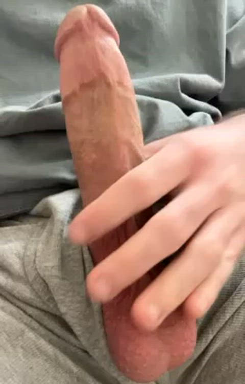 big dick cock masturbating gif