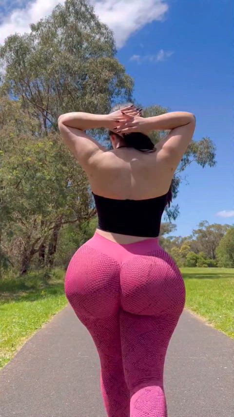 Pov: Walking behind Persian 🍑 Big Booty Goddess