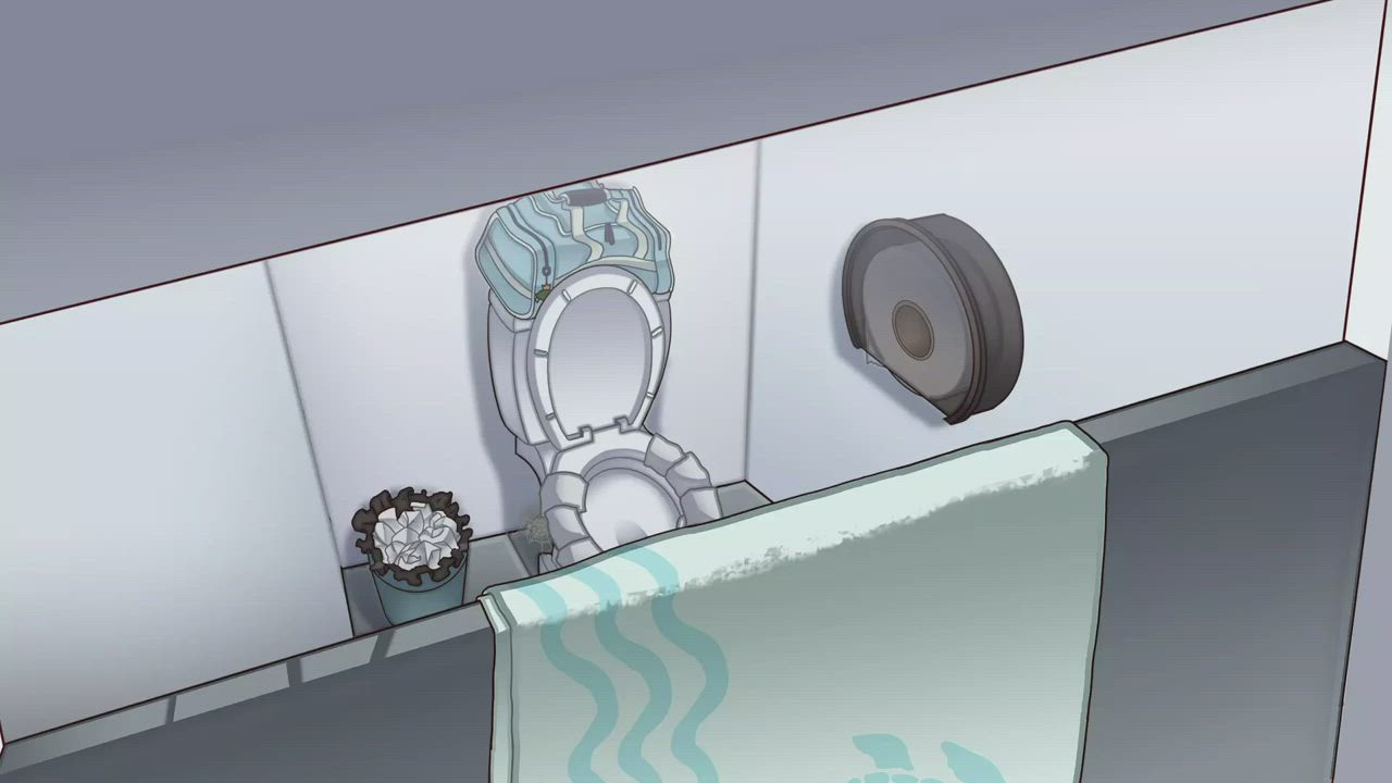 Bathroom Hentai NSFW gif