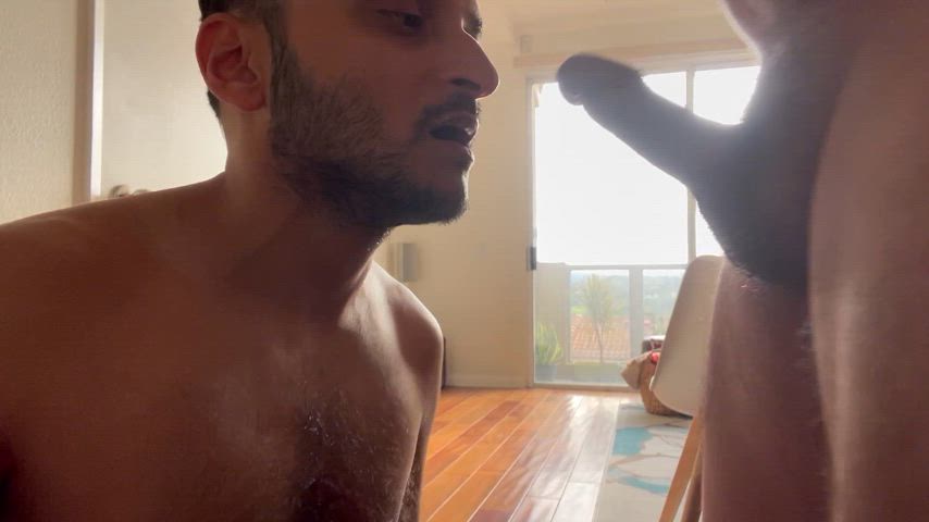 blowjob cock cum cumshot desi facial gay hispanic uncut gif