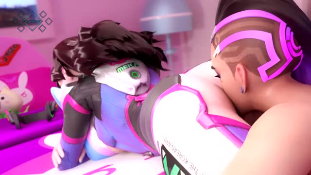 Sombra eating out D.Va's booty (its-gergless) [Overwatch]