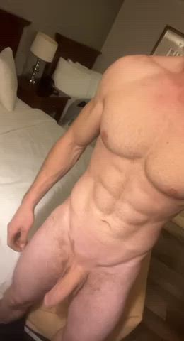 abs bwc big dick cock muscles thick cock gif