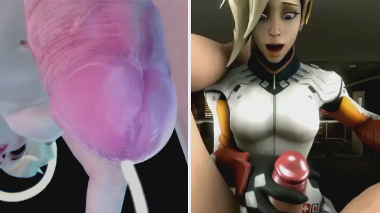 Gamer girls domination Pov part 2 (strapy davashi) [Overwatch]