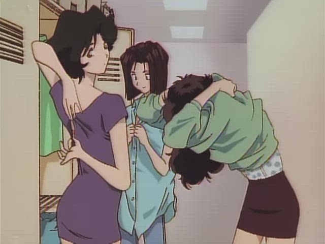 Anime Changing Room Ecchi gif