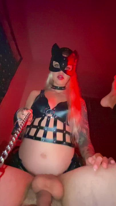 Alt BDSM British Dominatrix Femdom Hardcore Kinky Pegging Strap On gif