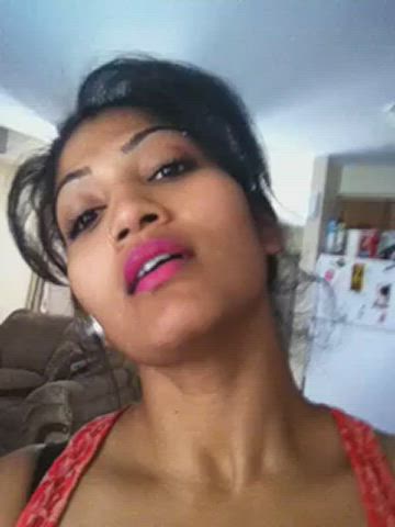 Blowjob Busty Indian Sucking gif