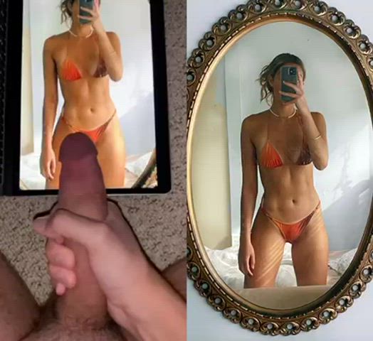 bwc big dick bikini cock cousin jerk off solo taboo tribute gif