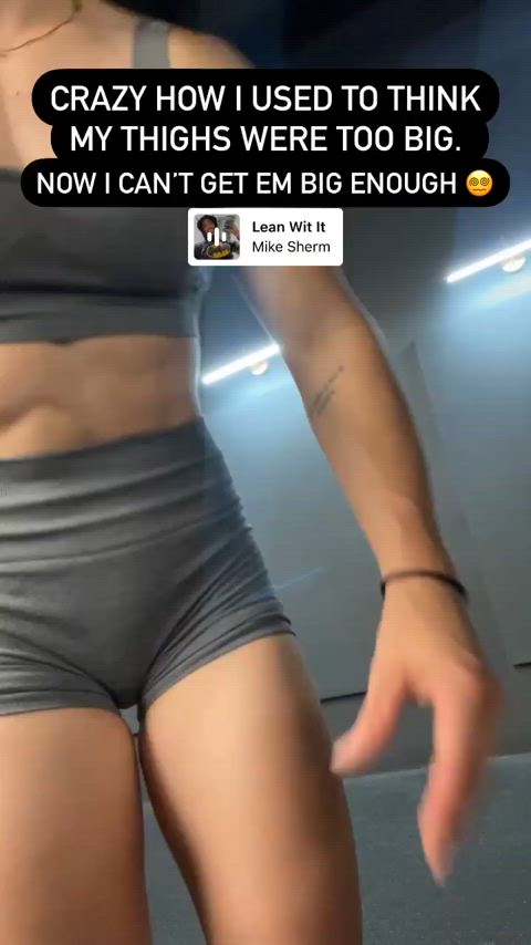 abs brunette fitness legs muscles muscular girl thick thighs thighs gif
