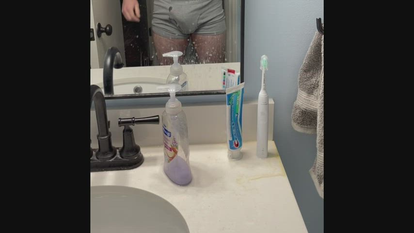 Pissing my underwear. Hope you enjoy.