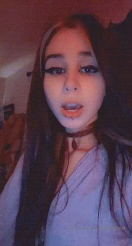 Ahegao Petite Tongue Fetish gif