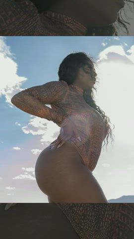 Booty Ebony Thick gif