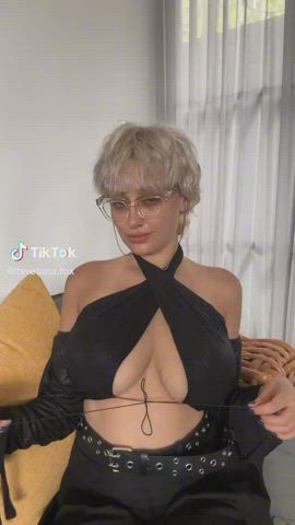 big tits boobs tiktok gif