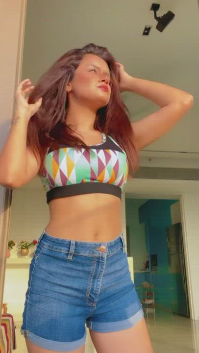 Dancing Indian Petite Teen Tight TikTok gif