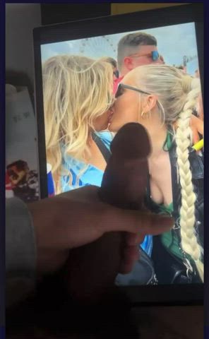 big dick blonde british lesbian masturbating tribute gif