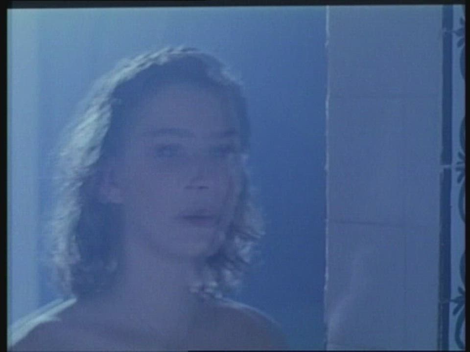 Cynthia Van Damme bathhouse scene in Emmanuelle 7