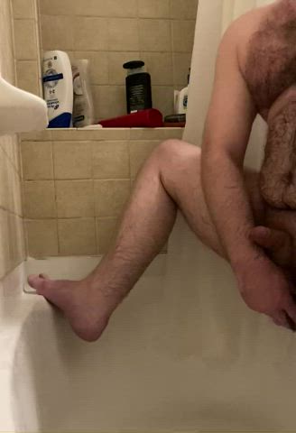 First time with my thrusting dildo was a success!