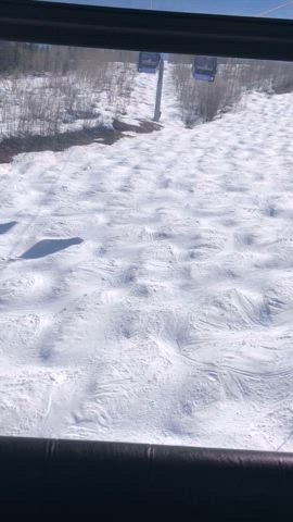 Releasing on the Ski Lift