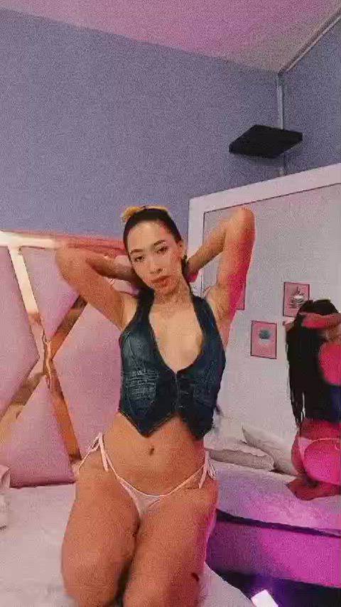 ass boobs cute latina lingerie nipples sensual teen tits gif