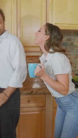 cherie deville jeans kitchen gif