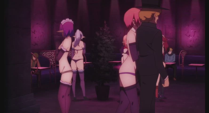 anime ass succubus gif