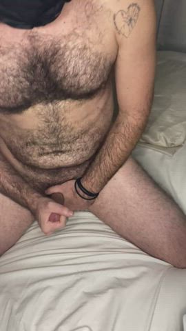 Cum all over my body hair 🖤