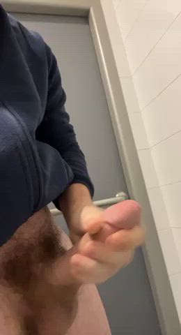 Came so hard in the bathroom