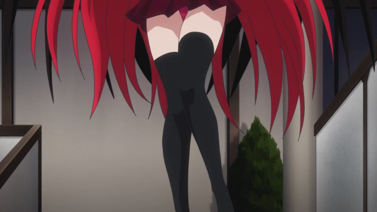 Anime Big Tits Ecchi Redhead gif