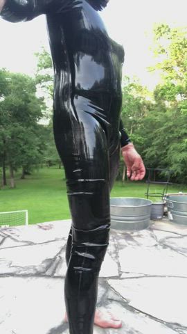 I got a new latex catsuit! What do you think?