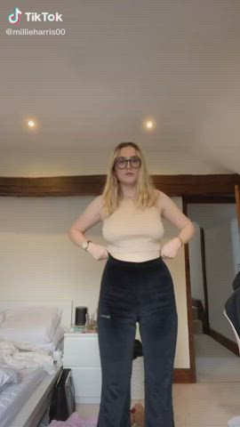 braless pokies tiktok gif