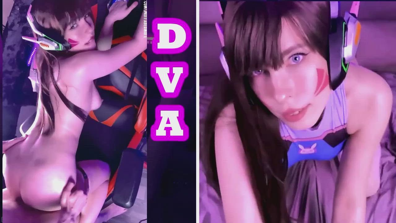 Dva creampied (mollyredwolf)[overwatch]