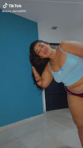 ass bbw big ass chubby non-nude thick thighs tiktok gif