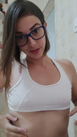 glasses latina nsfw short hair small tits teen bigger-than-you-thought short-hair-chicks