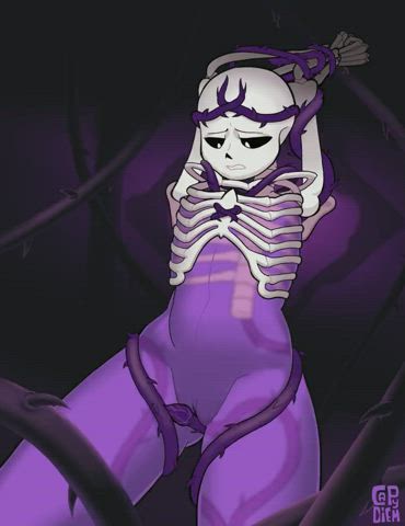 Skeleton tentacle play (CapyDiem)