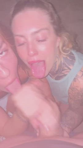 This is so 🔥 - Care for a midnight beach blowjob by a trans girl and her best