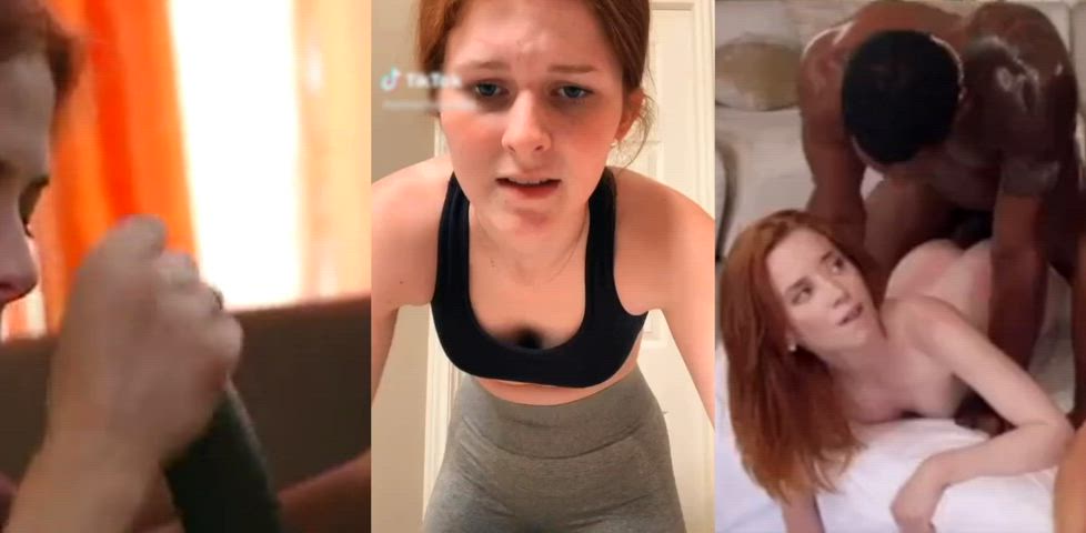 bbc babecock leggings pmv redhead thick thigh gap thighs tiktok r/bbc_splitscreen