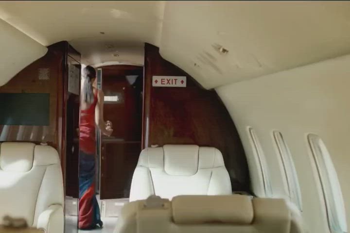Deepika Padukone inviting us to the cockpit, all alone by herself !