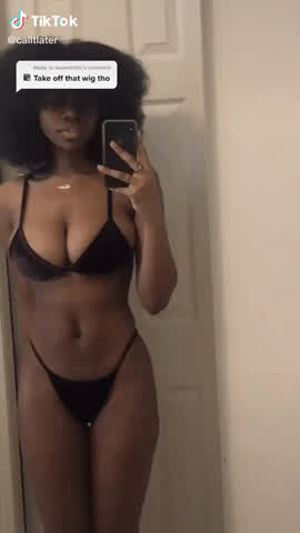 Bikini Ebony TikTok gif