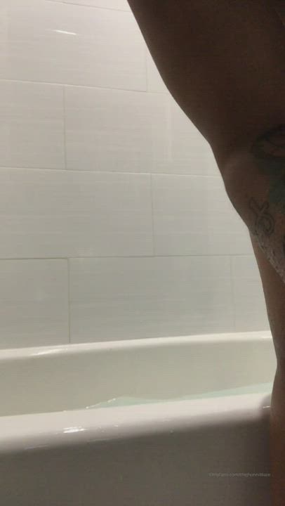 Ass Booty Naked Shower gif