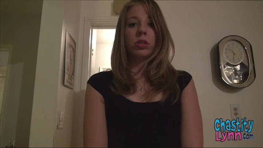 blonde chastity lynn panties gif