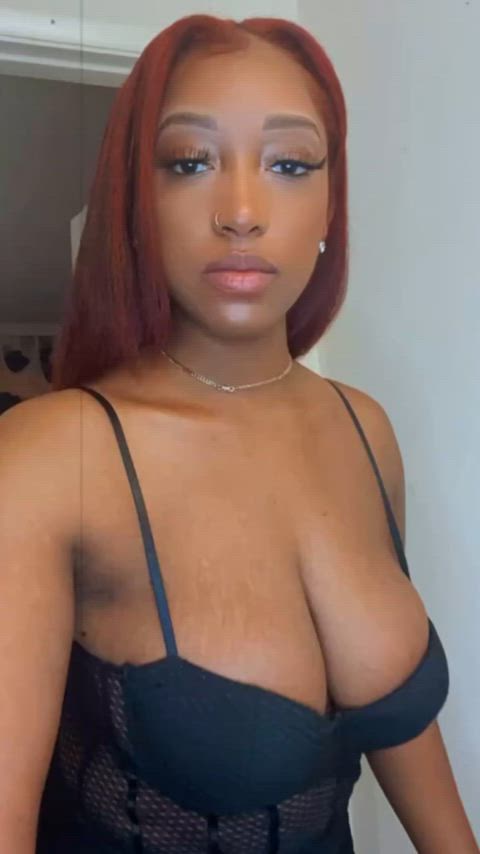 amateur big ass big tits boobs caption cleavage ebony joi moaning natural tits gif