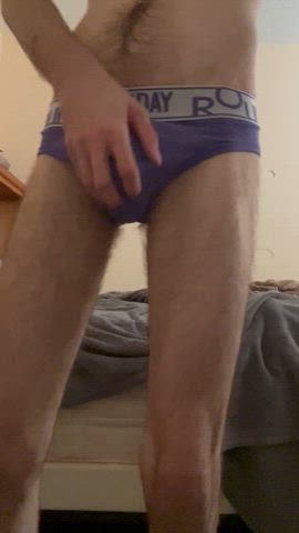 amateur bwc big dick bulge bulgexxl cock masturbating onlyfans solo tease gif