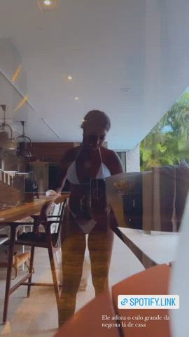 bikini brazilian celebrity dancing ebony thick gif